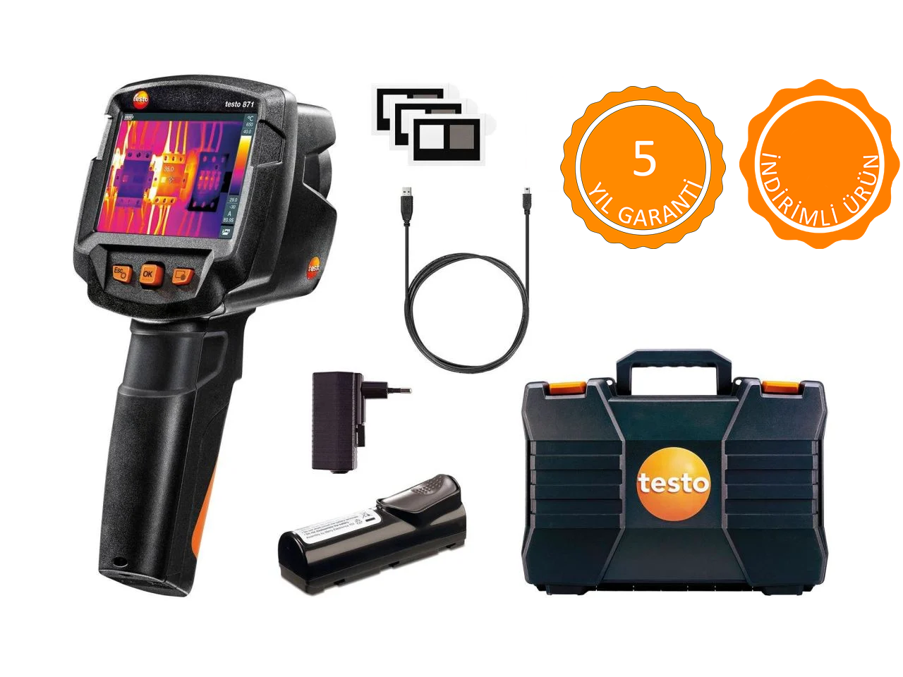 Testo 871 - Mobil Uygulamalı Termal Kamera