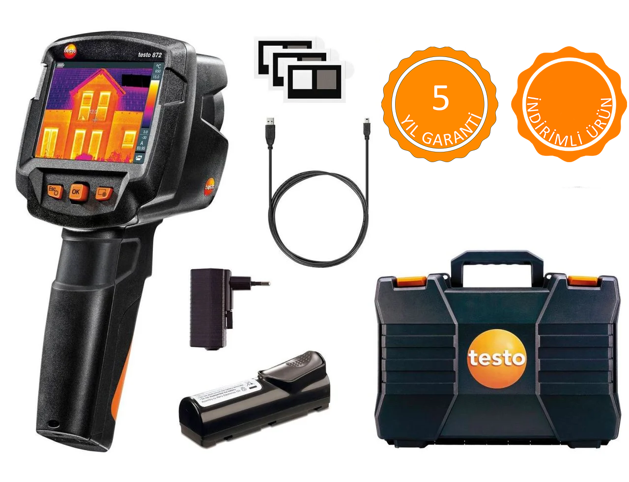 Testo 872 - Mobil Uygulama ile Termal Kamera