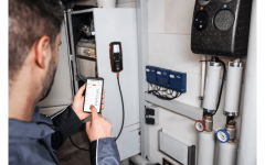 testo 310 - Baca gazı analiz cihazı yazıcılı seti