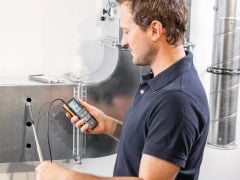 Testo 416 - App bağlantılı, dijital 16 mm pervane anemometre