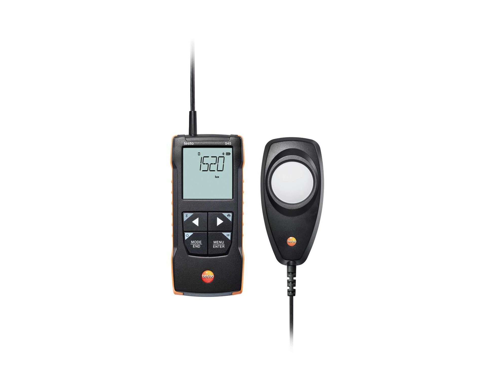 Testo 545 - App bağlantılı, dijital lüksmetre (ışık ölçer)