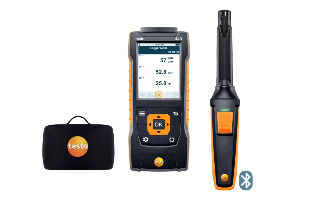 testo 440 Bluetooth®'lu CO₂ Seti
