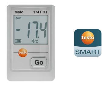 testo 174 T BT - Bluetooth® ve App bağlantısına sahip mini sıcaklık data logger